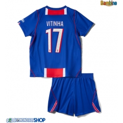 Maglie da calcio Paris Saint-Germain Vitinha #17 Prima Maglia Bambino 2026-27 Manica Corta + Pantaloni corti)